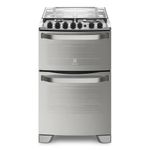 Fogão 4 Bocas de Piso Electrolux com 2 Fornos 56DXQ