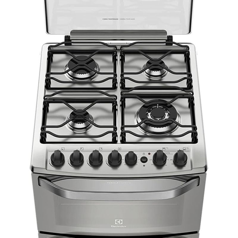 Fogão 4 Bocas Electrolux com 2 Fornos 56DXQ