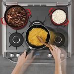 Fogão de Embutir Electrolux com Mesa de Vidro Temperado