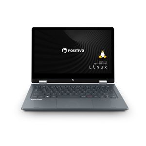 Notebook Positivo Duo C464D-5 Intel® Celeron® N3350 Linux 4GB RAM 64GB eMMC 11,6” LED HD IPS - Cinza Escuro
