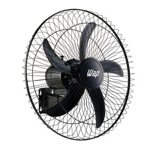 Ventilador Parede WAP Rajada Pro 60cm 5 Pás Preto Bivolt FW006661