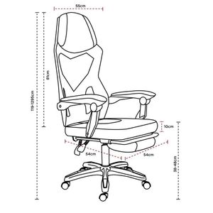 Cadeira De Escritório Com Rodinha Fortt Verona Branca - Cegf01-b