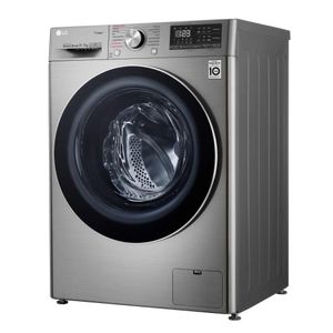 Lava e Seca Smart LG 11kg Aço Escovado com Inteligência Artificial AIDD™ VC4-CV5011TS4A