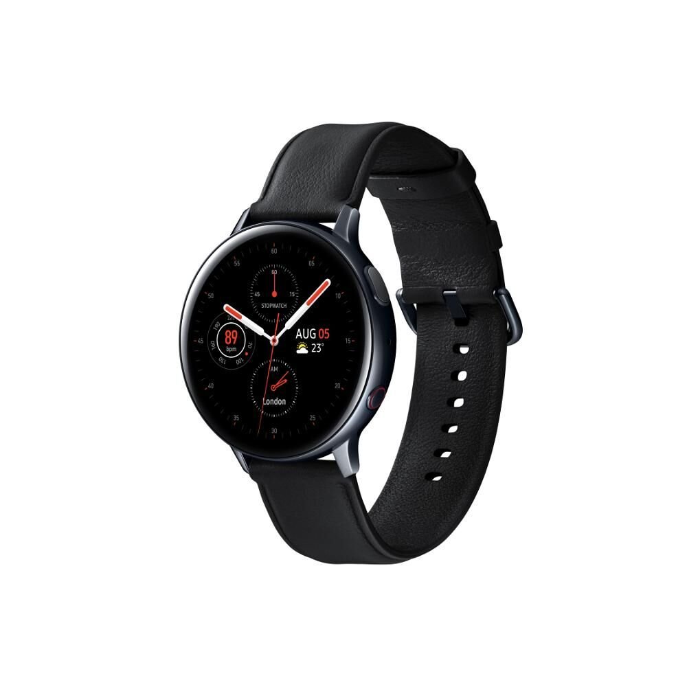 Smartwatch Samsung Active 2 LTE Preto Conexão 4G LTE1 Resistência à Água SMR825 Angeloni Eletro