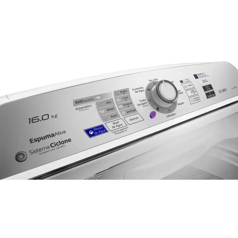 Lavadora De Roupa Panasonic Branco De 16kg Angeloni Eletro Angeloni