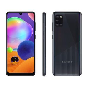 Smartphone Samsung Galaxy A31 128GB Preto Câmera Quádrupla 48MP+5MP+8MP+5MP SM-A315