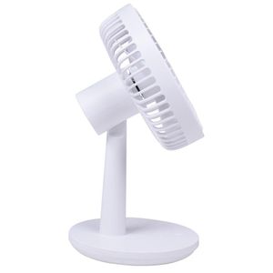 Ventilador De Mesa Portátil 5W Recarregável Usb Branco Liege