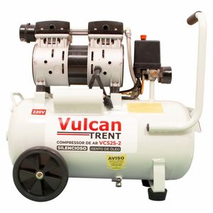 Compressor de Ar 25 litros VCS25-2 1,5hp 8 bar 220V Silencioso Vulcan