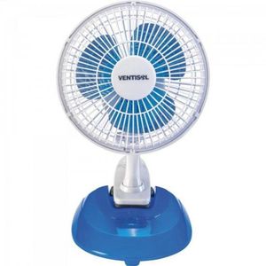 Ventilador De Mesa 127V Nacional Mini20 Azul/Branco Ventisol