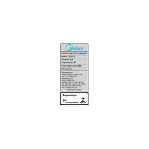 Cooktop de Indução Midea 2 Bocas Preto CYAD22 220V