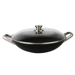 Panela Wok Profissional com Tampa 34cm - Multiflon