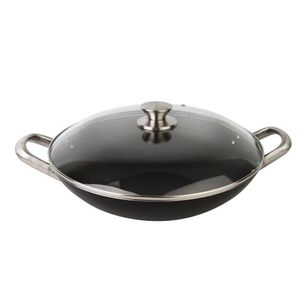 Panela Wok Profissional com Tampa 34cm - Multiflon