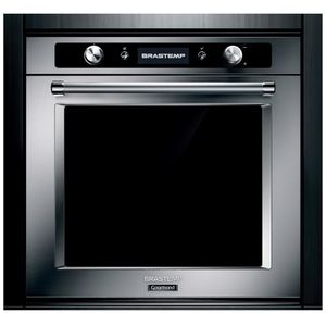 Forno de Embutir Brastemp Elétrico Gourmand 73L com Função Convecção e Meat Control Inox BOC60 220V