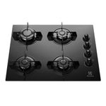 Cooktop Electrolux 4 Bocas a Gás Vidro Preto Bivolt KE4GP