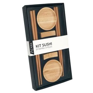 Kit para Sushi em Bambu com 6 Peças - A\CASA