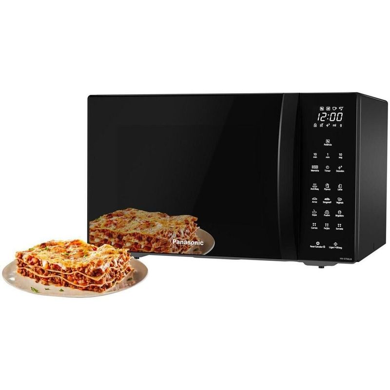 Micro-Ondas Panasonic Black Glass 32L