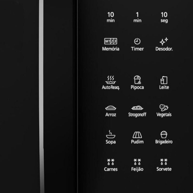 Panasonic Black Glass 32L NN-ST66LBRU