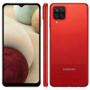 Smartphone Samsung Galaxy A12 64GB Vermelho Câmera Quádrupla de 48MP SM-A125