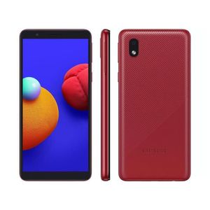 Smartphone Samsung Galaxy A01 Core 32Gb Vermelho Câmera com 8MP SM-A013