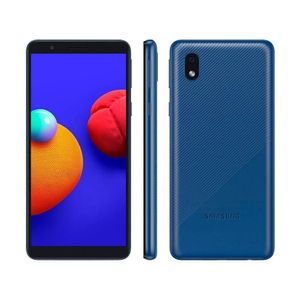 Smartphone Samsung Galaxy A01 Core 32Gb Azul Câmera Traseira 8MP SM-A013
