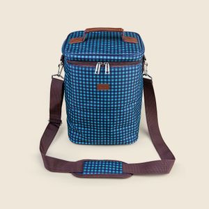 Bolsa Térmica para Bebida Listrada Azul 12L - A\CASA