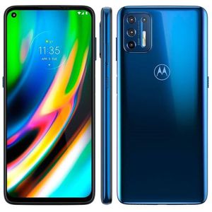 Smartphone Motorola G9 Plus 128GB Azul Índigo Câmera 64MP Tela 6,8" XT2087-1