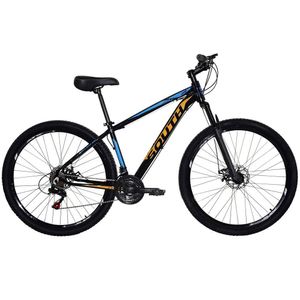 Bicicleta South Bike Alumínio 21 Velocidades Aro 29 Preto, Laranja e Azul Q17530004