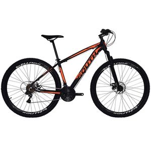 Bicicleta South Bike Alumínio 21 Velocidades Aro 29 Câmbio Shimano Preto e Laranja Q17