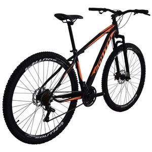 Bicicleta South Bike Alumínio 21 Velocidades Aro 29 Câmbio Shimano Preto e Laranja Q17