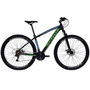 Bicicleta South Bike Alumínio 21 Velocidades Aro 29 Câmbio Shimano Preto, Azul e Verde Q19