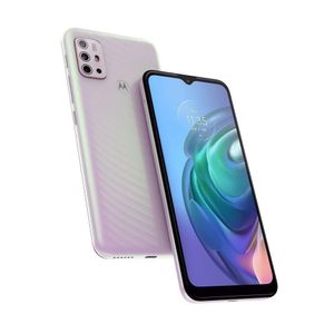 Smartphone Motorola Moto G10 64GB Branco Floral Câmera Principal 48MP Tela 6,5" 4G XT2127-1