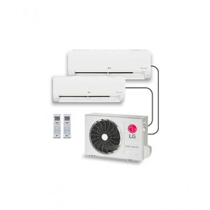 Ar Condicionado LG Dual Inverter Voice +AI Bi-Split Frio Evaporadoras 9.000+12.000 BTUs 220V