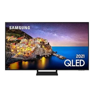 Smart TV Samsung 65" QLED Modo Game Processador IA Som em Movimento Virtual Tela sem limites Design slim Alexa built in QN65Q70A