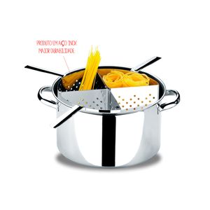 Espagueteira de Inox 4 Divisões Linha Savoy Brinox