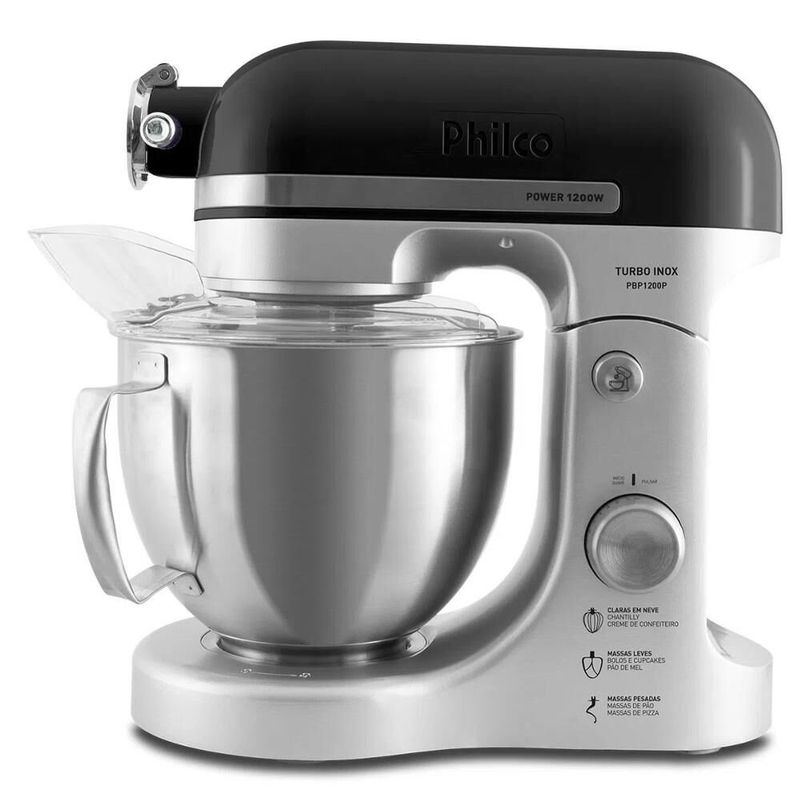 Batedeira Planetária Philco Turbo Preto