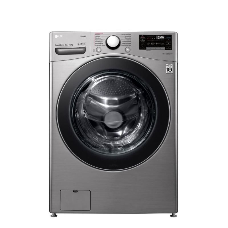 Lava-e-Seca-Smart-LG-17kg-Aco-Escovado-com-Conectividade-Wi-fi-ThinQ-WD17SV2---220V