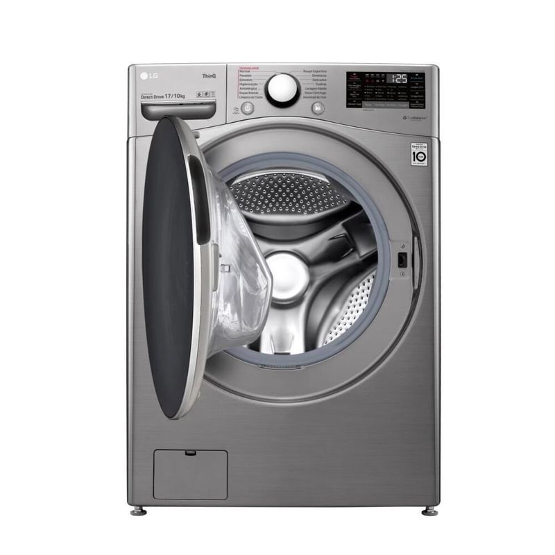 Lava-e-Seca-LG-17kg-Aco-Escovado-WD17SV2