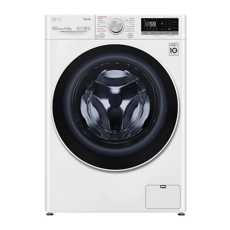 Lava-e-Seca-Smart-LG-13kg-Branco-com-Inteligencia-Artificial
