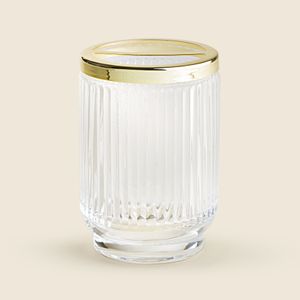 Porta Escova Glass Dourado - A\CASA