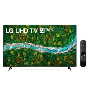 Smart TV LG 60" 4K UHD WiFi Bluetooth HDR Inteligência Artificial ThinQ Smart Magic Google Alexa 60UP7750PSB 2021