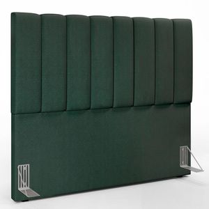 Cabeceira Cama Box Casal 140 Cm Dália W01 Linho Verde Musgo