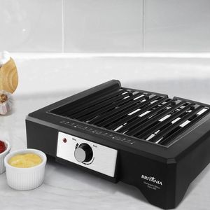 Churrasqueira Elétrica Britânia Bcq2000 Flame Grelha 220V