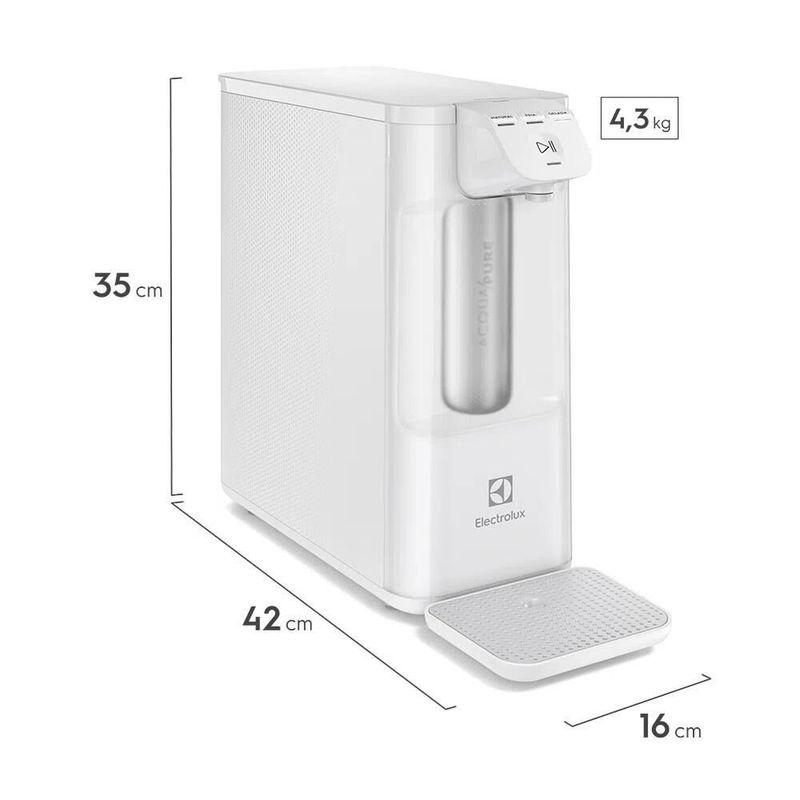 Purificador de Água Electrolux Pure 4x Branco