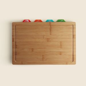 Kit de Tábuas Color Bambu e Plástico 42cm com 5 Peças - A\CASA