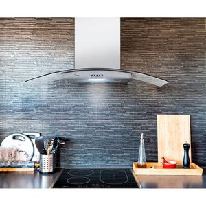 Coifa de Parede Midea Vidro 90cm RGB902