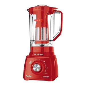 Liquidificador Mondial Turbo Power 2.2L Vermelho L-99 FR