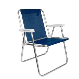 Cadeira Mor Alumínio Alta Sannet Azul Mar - Mor