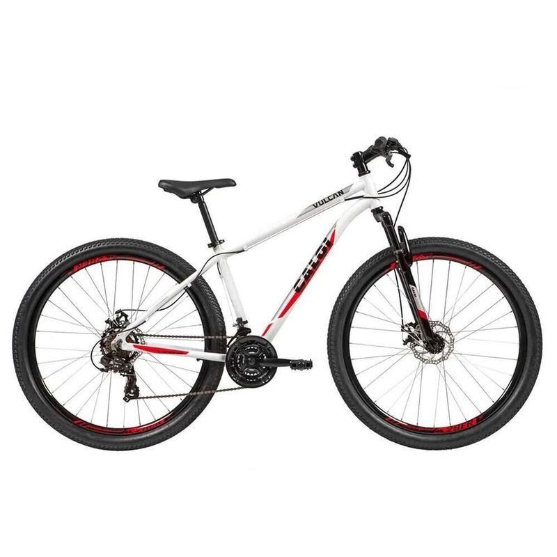 Bicicleta Caloi Vulcan Branco Aro 29 21VQ15