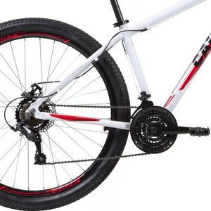 Bicicleta Caloi Vulcan 21 Marchas Aro 29 Quadro 17 Branca