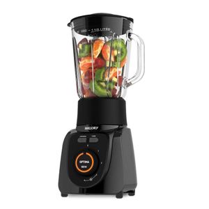 Liquidificador Mallory Optima Glass Preto 900W Jarra de Vidro 1.8L